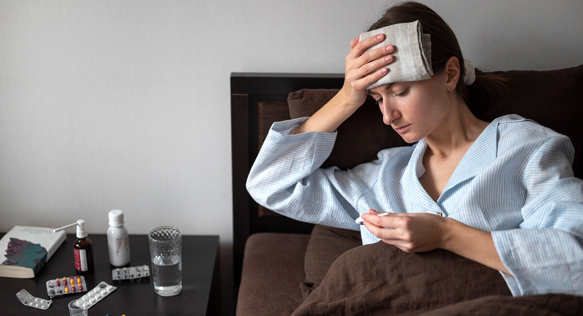 A patient affected with chronic disease taking medications